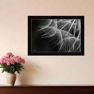 Homeroots Delicate Beauty Black Framed Print Wall Art Black And Gold Wood 530164