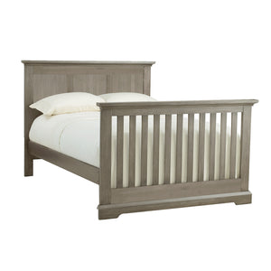 Homeroots Ash Gray Solid And Manufactured Wood Standard Four In One Convertible Crib   530234