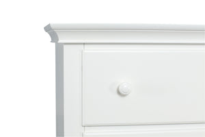Homeroots 56" White Solid And Manufactured Wood Six Drawer Double Dresser  Solid And Manufactured Wood 530243