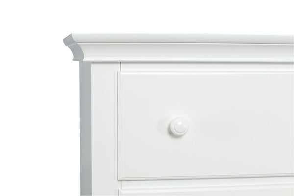 Homeroots 56" White Solid And Manufactured Wood Six Drawer Double Dresser  Solid And Manufactured Wood 530243