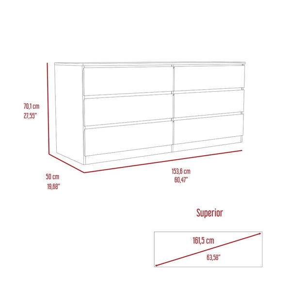 HomeRoots Two Piece Black Bedroom Set - Modern Horizontal Dresser & Accent for Sleek Minimalist Storage Solutions 530253