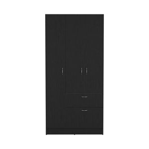 Homeroots Two Piece Brown And Black Bedroom Set   530255