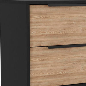 Homeroots Three Piece Brown And Black Bedroom Set   530257