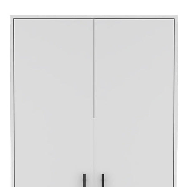 Homeroots Two Piece White Bedroom Set   530262