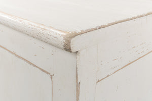 Sarreid Eight Is Enough Sideboard - Stylish Whitewash Finish With 4 Removable Shelves For Versatile Storage White  53045