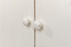 Sarreid Eight Is Enough Sideboard - Stylish Whitewash Finish With 4 Removable Shelves For Versatile Storage White  53045