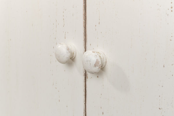 Sarreid Eight Is Enough Sideboard - Stylish Whitewash Finish With 4 Removable Shelves For Versatile Storage White  53045