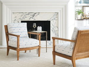 Lexington Barclay Butera Splashes Chair - Elegant Upholstered Seating With Ultra Down Cushion & Artisan Tailoring For Your Home   5304-11-41