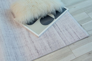 Homeroots 5' X 8' Beige Abstract Area Rug  Polyester 530524