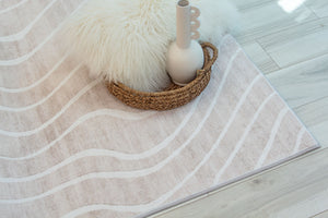 Homeroots 8' X 11' Beige And Ivory Abstract Distressed Area Rug  Polyester 530530