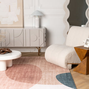 Homeroots 7' X 10' Beige And Green Abstract Distressed Area Rug  Polyester 530549