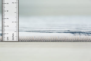 Homeroots 7' X 10' Black And White Abstract Distressed Area Rug  Polyester 530553