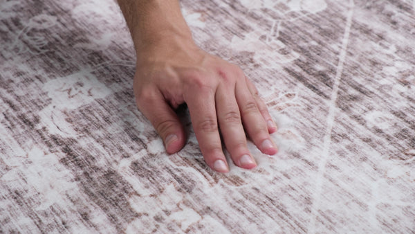 Homeroots 8' X 11' Brown And Ivory Oriental Area Rug  Polyester 530562