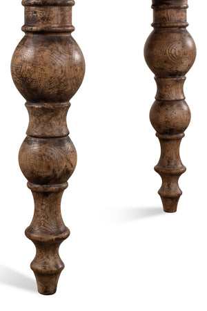 Sarreid Oak Dining Table - Elegant Light Natural Wood Design For Timeless Dining Experiences And Style Tan  53056