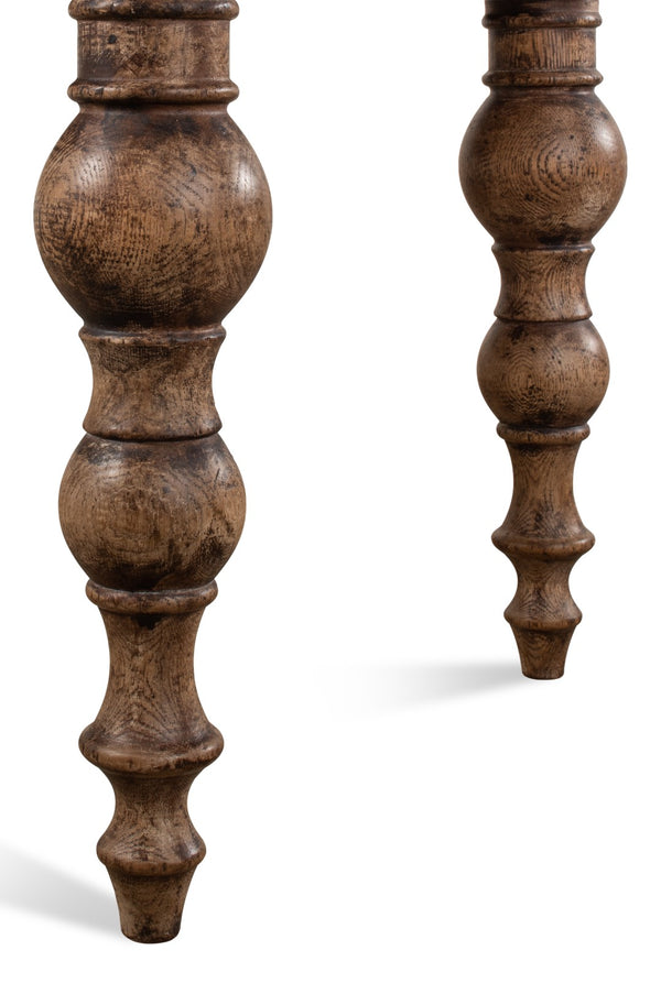 Sarreid Oak Dining Table - Elegant Light Natural Wood Design For Timeless Dining Experiences And Style Tan  53056