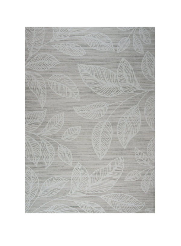 Homeroots 4' X 6' Beige And Ivory Floral Distressed Area Rug  Polyester 530575