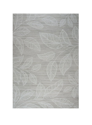 Homeroots 8' X 11' Beige And Ivory Floral Distressed Area Rug  Polyester 530578