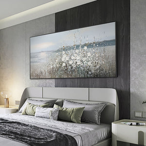 Homeroots Black And White Fabric Airplane Wall Decor  Fabric 530638