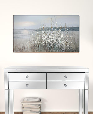 Homeroots Black And White Fabric Airplane Wall Decor  Fabric 530638