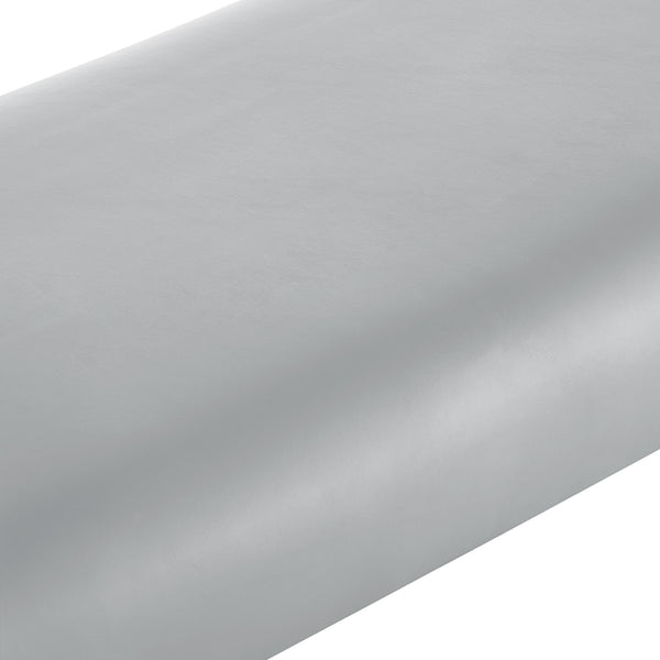 Homeroots 48" Gray And Gold Faux Leather Upholstered Bench Grey,Gold,Pu Leather Plywood 530653