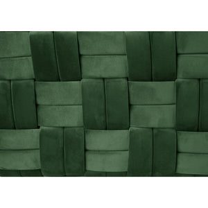 Homeroots 16" Hunter Green Upholstered Velvet Bench With Flip Top Hunter Green Velvet 530664
