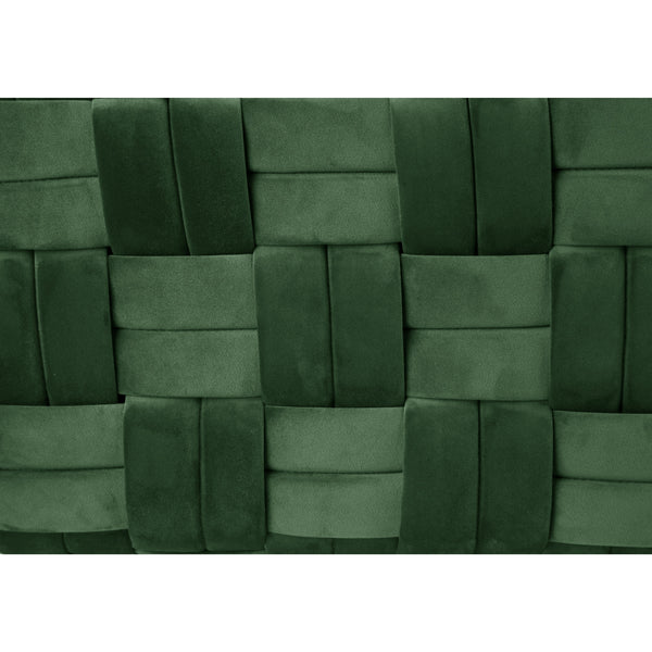 Homeroots 16" Hunter Green Upholstered Velvet Bench With Flip Top Hunter Green Velvet 530664