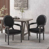 Christopher Knight Home® - Noble House - Judith French Country Wood Upholstered Dining Chair - Set of 2