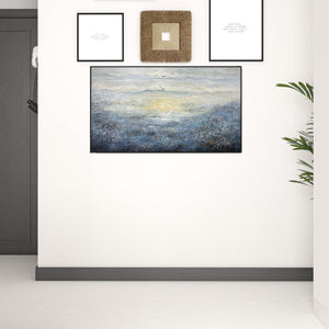 Homeroots Black And White Fabric Airplane Wall Decor  Fabric 530722