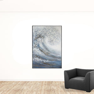 Homeroots Black And White Fabric Airplane Wall Decor  Fabric 530726