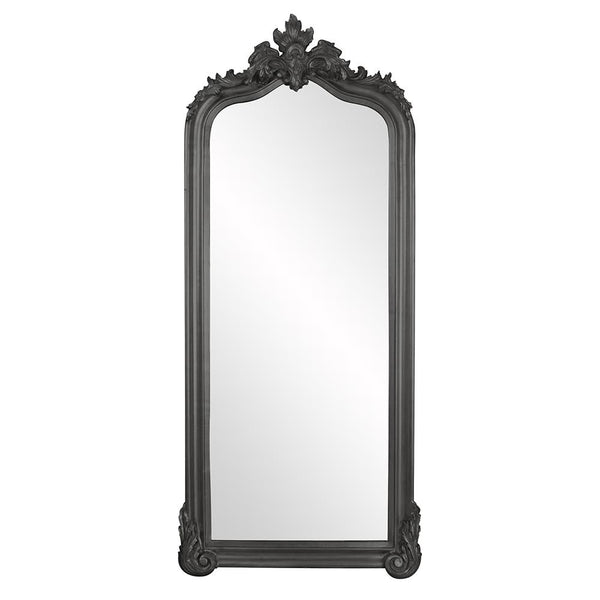 Howard Elliott Tudor Mirror: Elegant Arched Frame With Decorative Flourish, Perfect For Any Room's Decor Style Gray Wood ,Polyresin 53073ch-howard-elliott