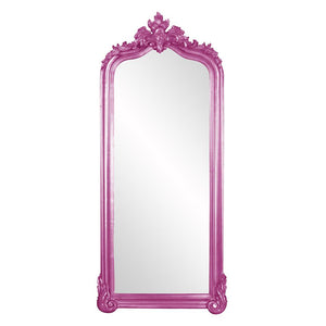 Howard Elliott Tudor Mirror: Elegant Arched Frame With Decorative Flourish, Perfect For Any Room's Decor Style Pink Wood ,Polyresin 53073hp-howard-elliott