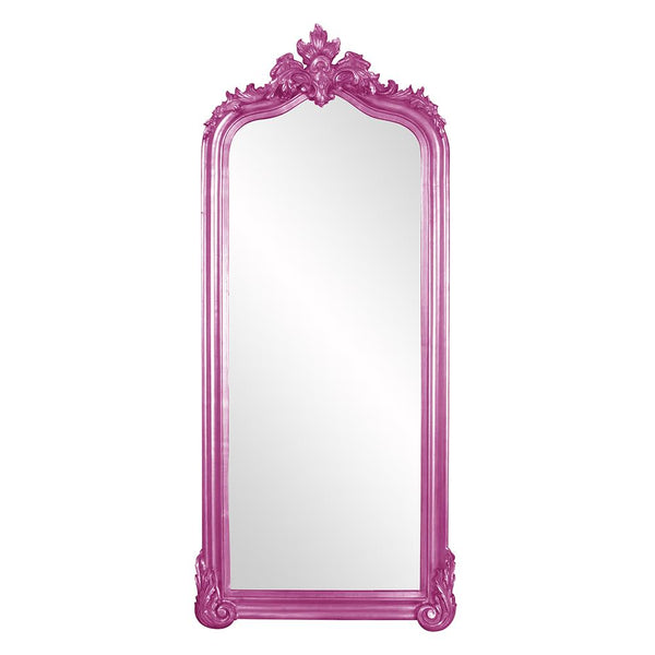 Howard Elliott Tudor Mirror: Elegant Arched Frame With Decorative Flourish, Perfect For Any Room's Decor Style Pink Wood ,Polyresin 53073hp-howard-elliott