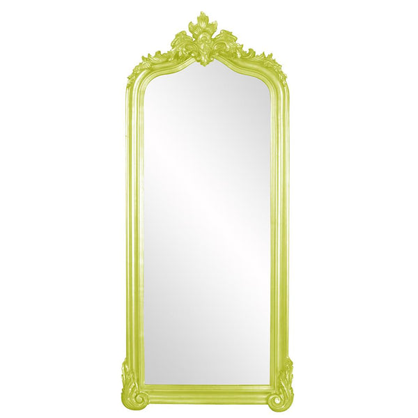 Howard Elliott Tudor Mirror: Elegant Arched Frame With Decorative Flourish, Perfect For Any Room's Decor Style Green Wood ,Polyresin 53073mg-howard-elliott