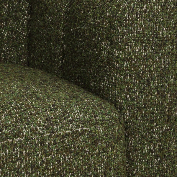 Uttermost Lenoir Boucle Swivel Accent Chair Curved Channel Stitch Green Living Room