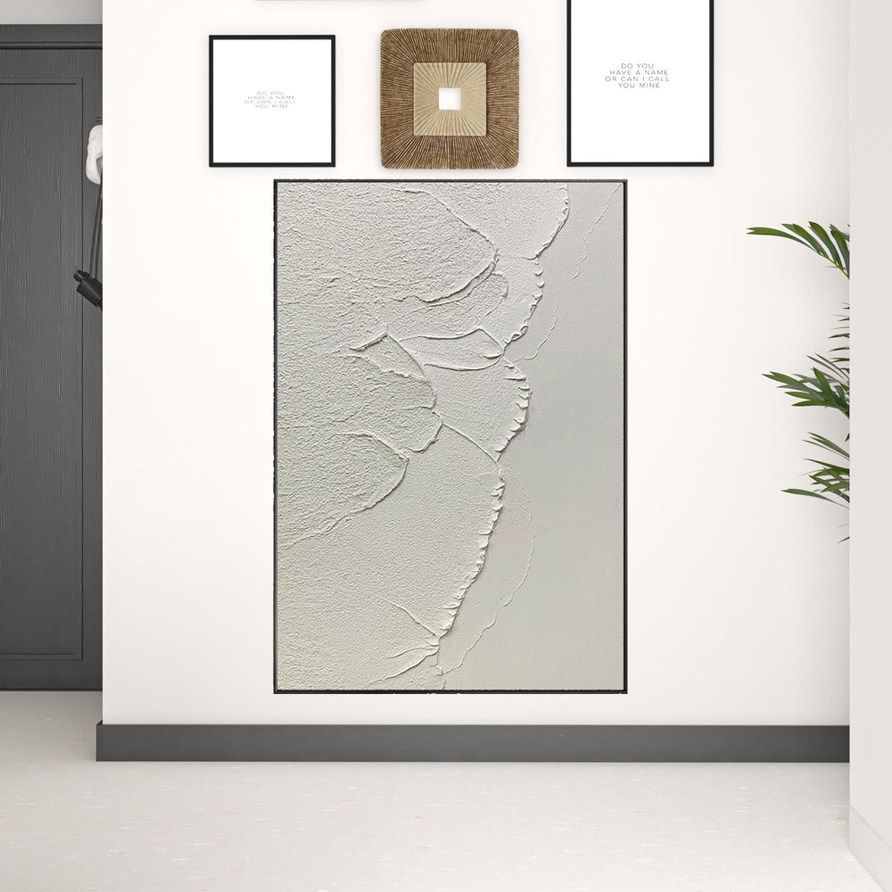 Homeroots Black And White Fabric Airplane Wall Decor  Fabric 530845