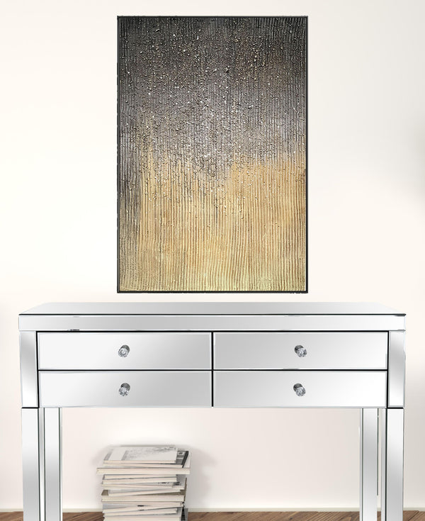 Homeroots Black And White Fabric Airplane Wall Decor  Fabric 530848