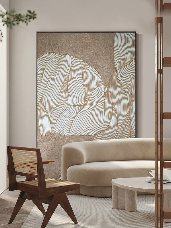 Homeroots Black And White Fabric Airplane Wall Decor  Fabric 530856