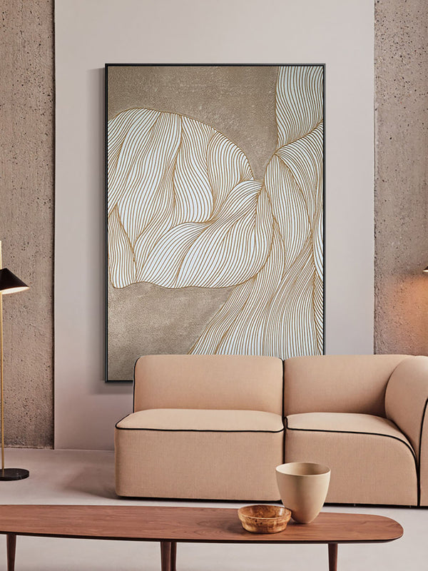 Homeroots Black And White Fabric Airplane Wall Decor  Fabric 530860