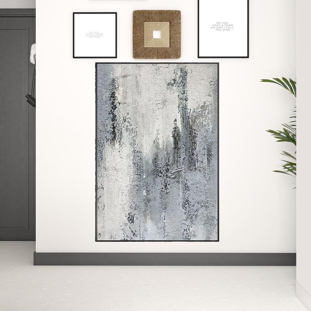 Homeroots Black And White Fabric Airplane Wall Decor  Fabric 530870