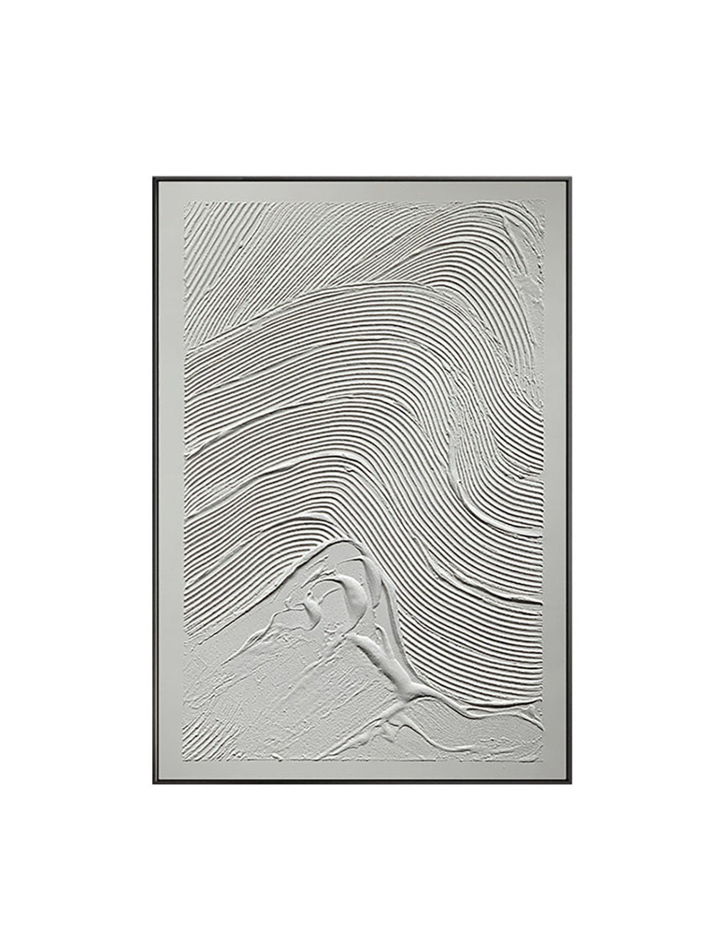 Homeroots Black And White Fabric Airplane Wall Decor  Fabric 530877