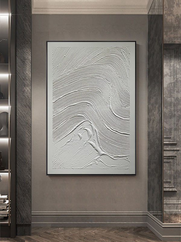 Homeroots Black And White Fabric Airplane Wall Decor  Fabric 530877