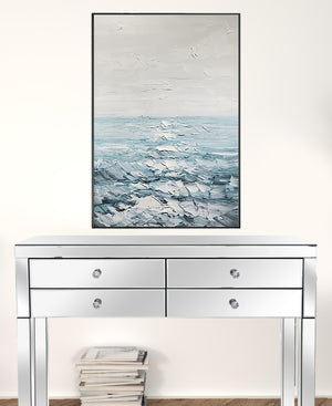 Homeroots Black And White Fabric Airplane Wall Decor  Fabric 530880