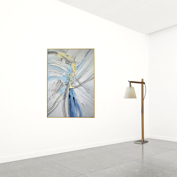 Homeroots Black And White Fabric Airplane Wall Decor  Fabric 530887