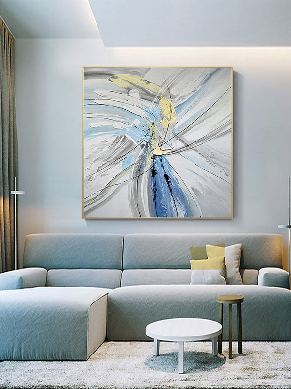 Homeroots Black And White Fabric Airplane Wall Decor  Fabric 530887