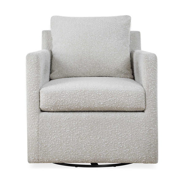 Uttermost Uttermost Tisdell Boucle Swivel Glider Accent Chair for Modern Living Rooms 53088