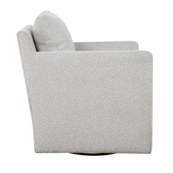 Uttermost Tisdell Boucle Swivel Glider Accent Chair for Modern Living Rooms
