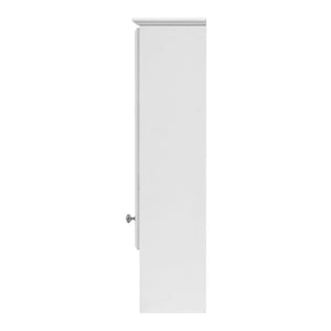 English Elm 30 Inch Wall Mount Mirror Cabinet Mdf Storage with Soft Close Hinges Bathroom Vanity White N710P186086K