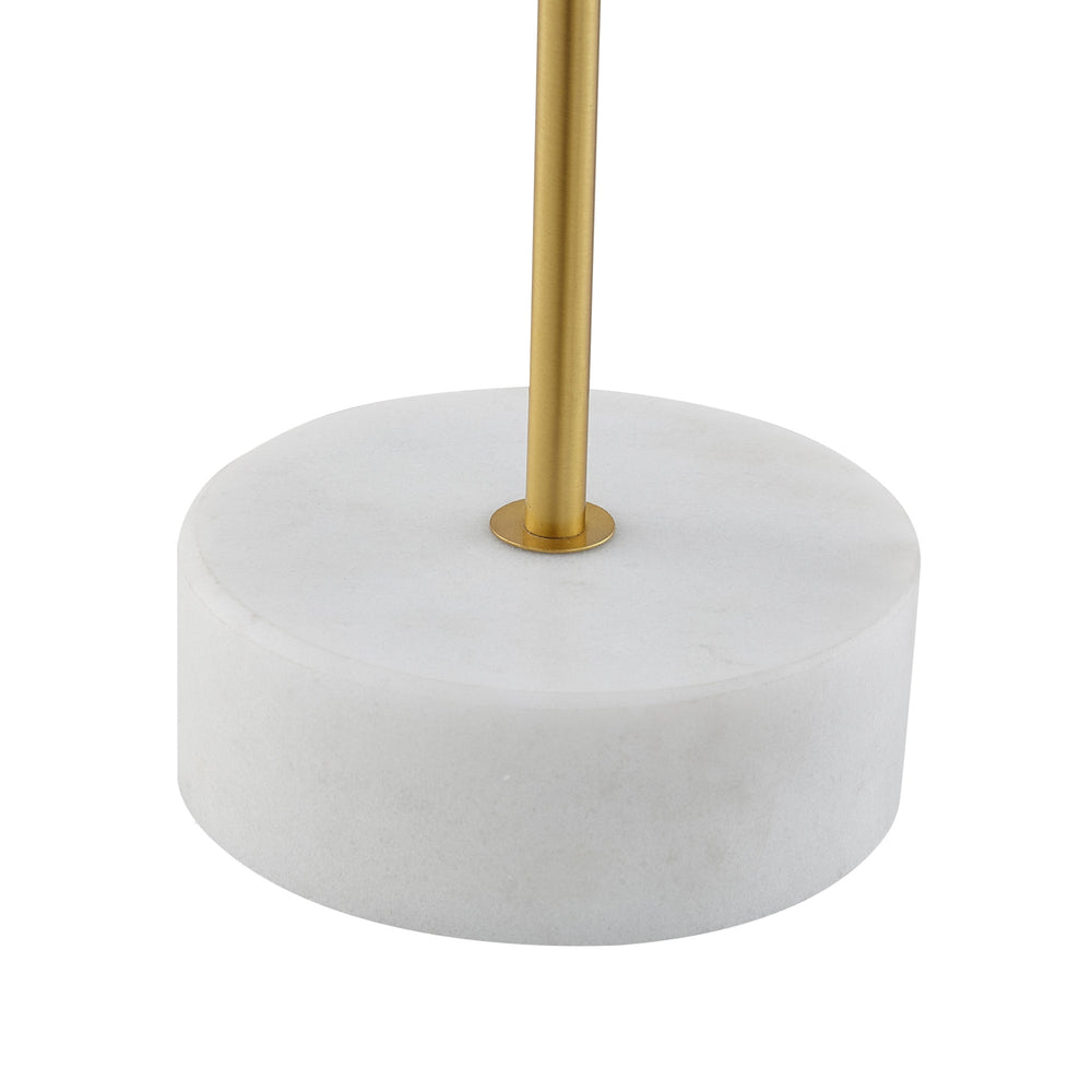 Homeroots 21" Black Iron Desk Table Lamp With Black Bell Shade Black  530918