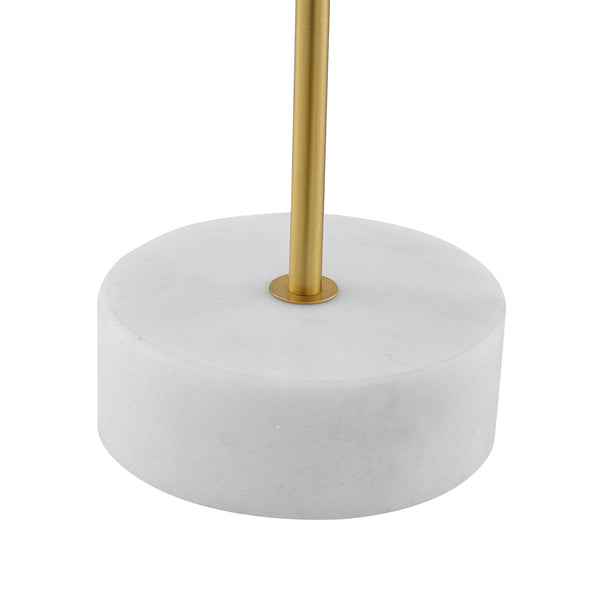 Homeroots 21" Black Iron Desk Table Lamp With Black Bell Shade Black  530918