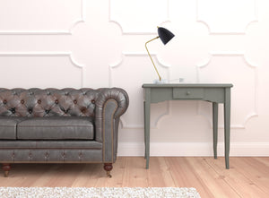 Homeroots 22" Black Iron Desk Table Lamp With Black Bell Shade Black  530934